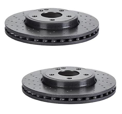 Mercedes Brakes Kit - Brembo Pads and Rotors Front (295mm) (Ceramic) 0084200320 - Brembo 3053571KIT